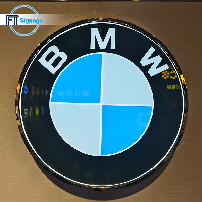 3D Car Logo Sign - 5