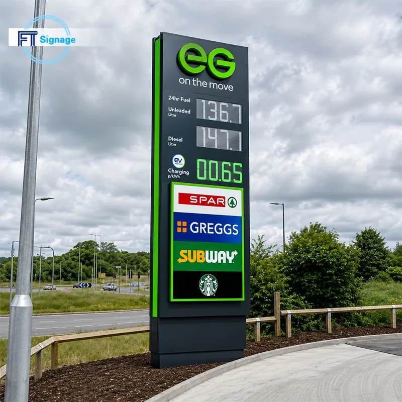 Gas & Fuel Station Price Tower - 5