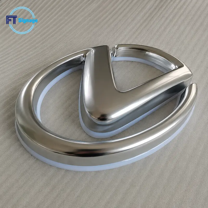 3D Car Logo Sign - 5