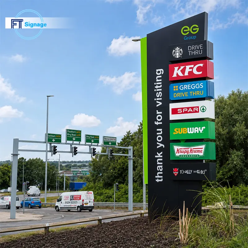 Gas & Fuel Station Price Tower - 4