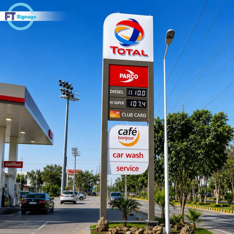 Gas & Fuel Station Price Tower