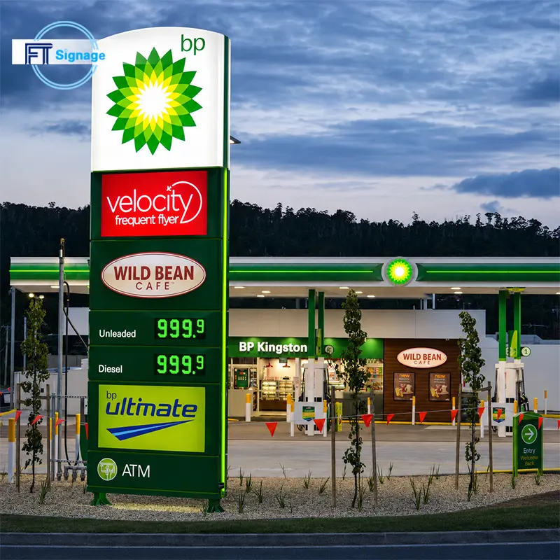 Gas & Fuel Station Price Tower - 5