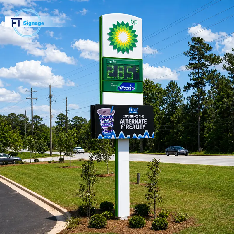 Gas & Fuel Station Price Tower - 1
