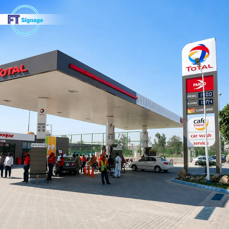 Gas & Fuel Station Price Tower - 1