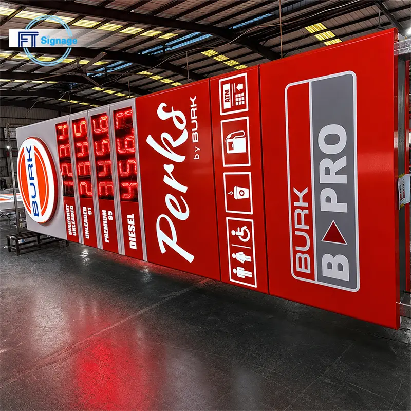 Gas & Fuel Station Price Tower - 5