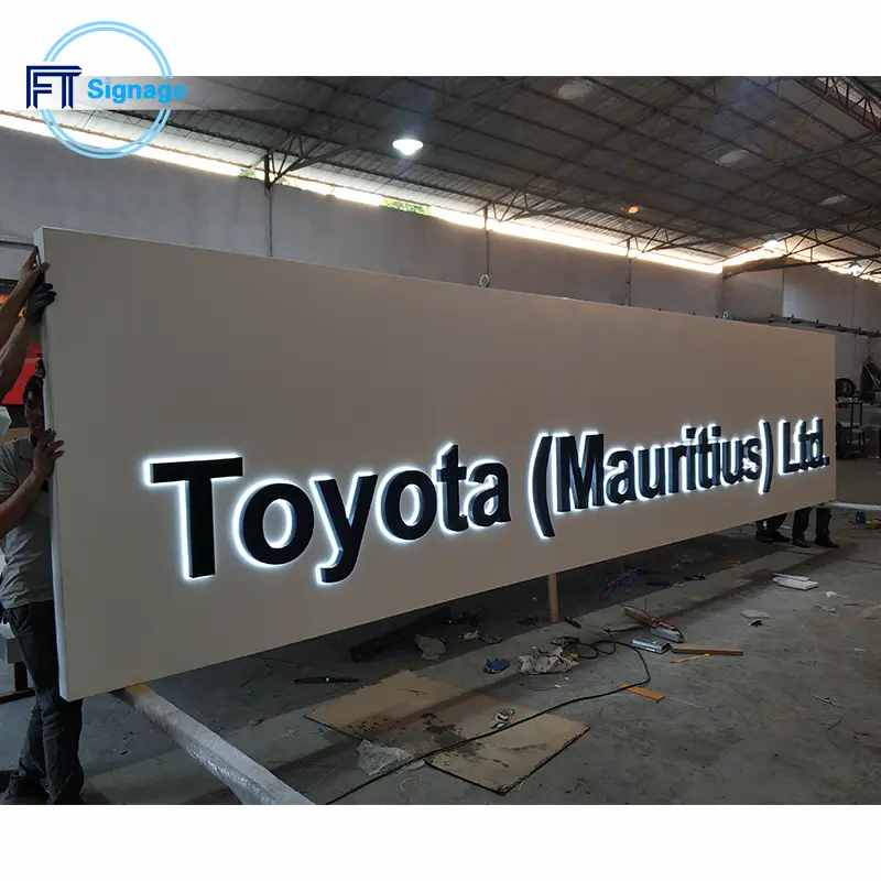 3D Car Logo LED Sign - 1