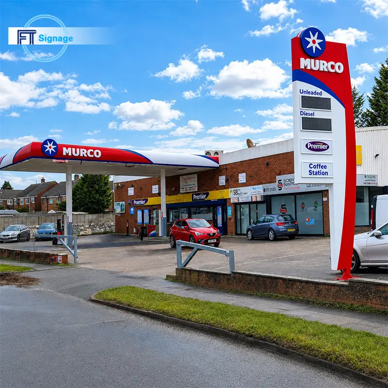 Gas & Fuel Station Price Tower - 1