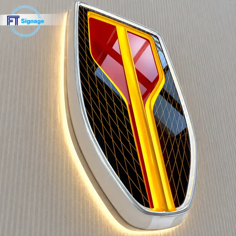 3D Car Logo LED Sign - 2