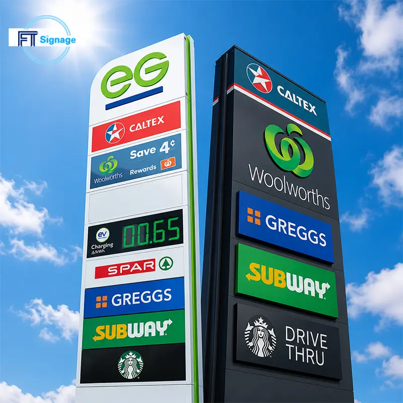 Gas & Fuel Station Price Tower - 2