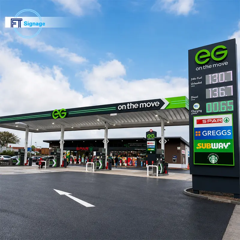 Gas & Fuel Station Price Tower - 3