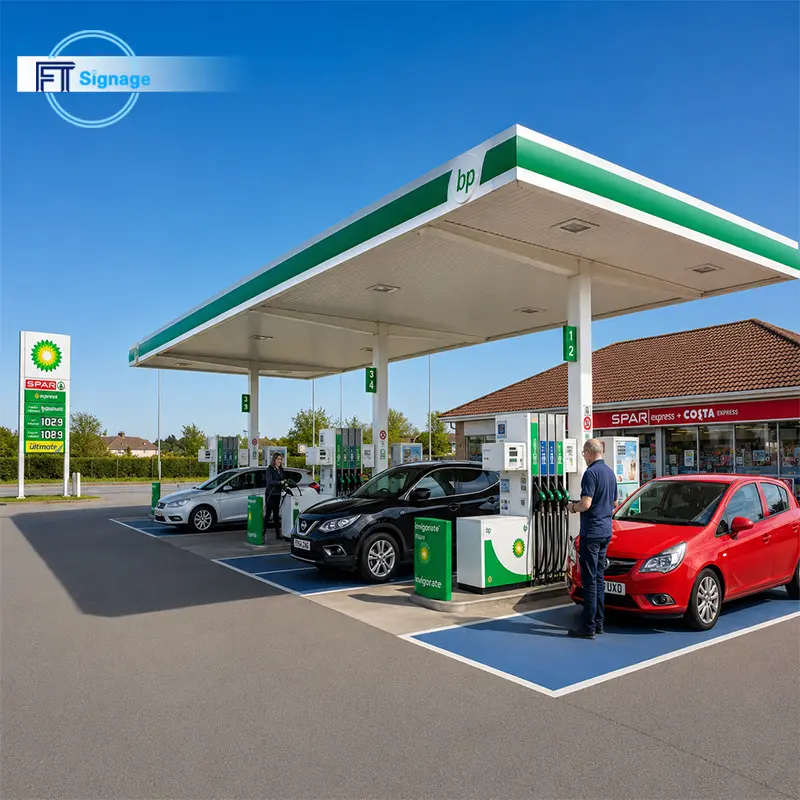 Gas & Fuel Station Price Tower - 3
