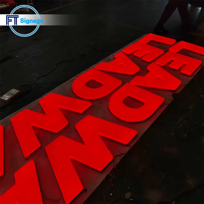 LED Back-lit Letters - 5