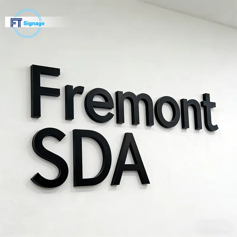 Non-illuminated 3D Letters - 2