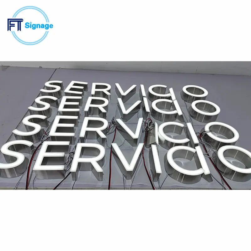 LED front-lit letters
