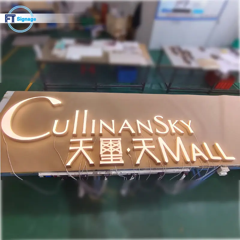 LED front-lit letters - 1