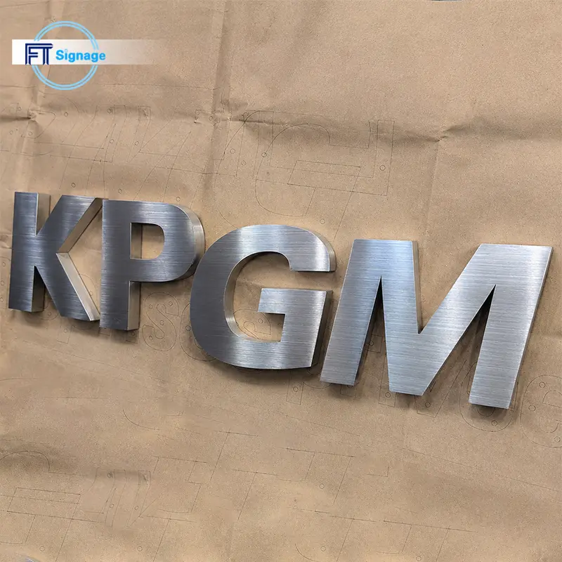 Non-illuminated 3D Letters - 8