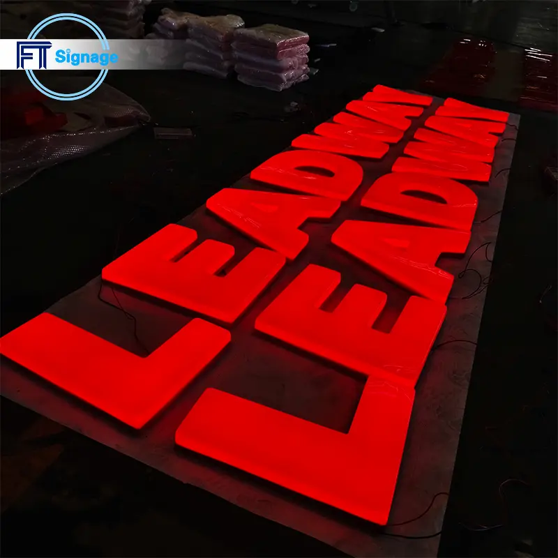 LED front-lit letters - 6
