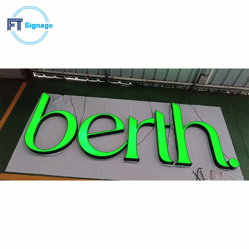 LED front-lit letters - 4
