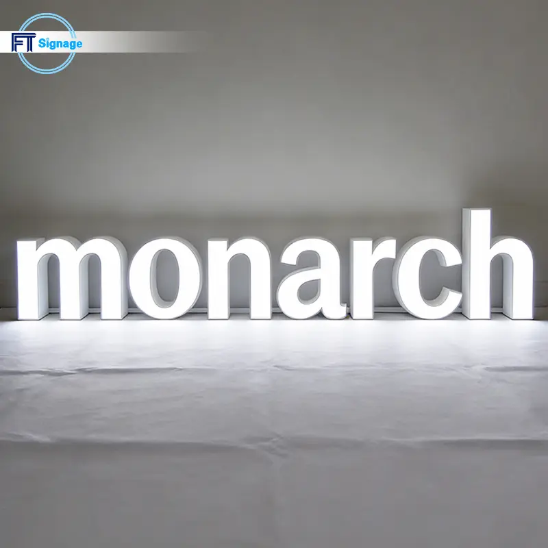 LED front-lit letters - 5