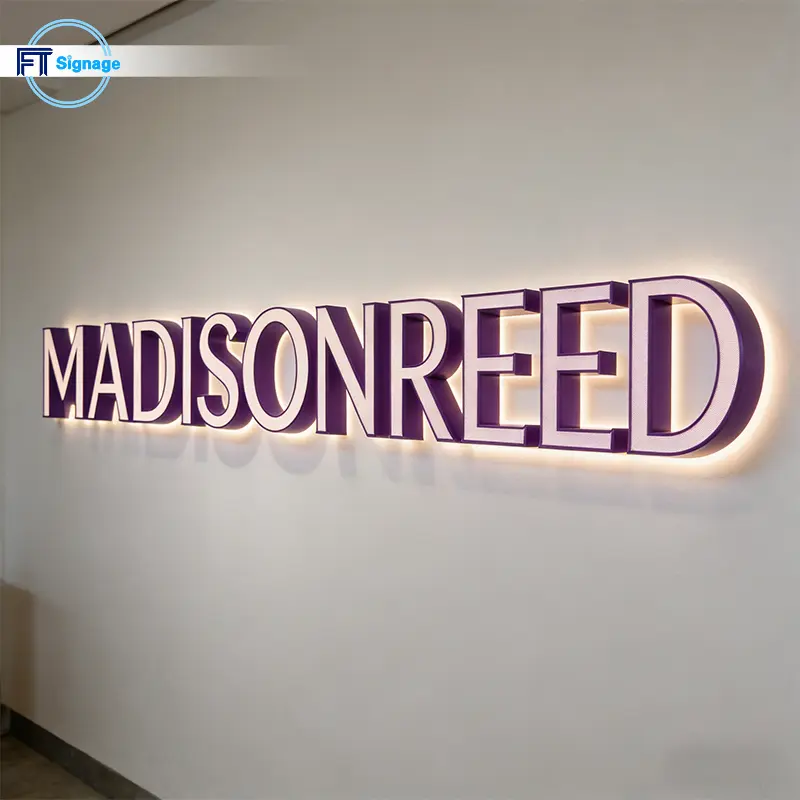 LED front-lit letters