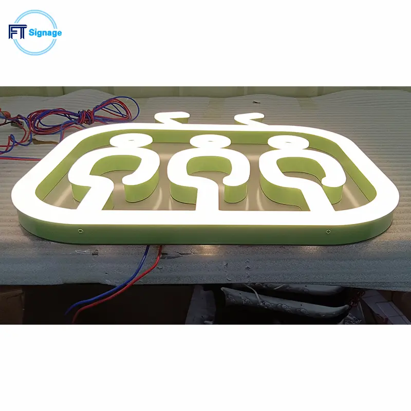 LED front-lit letters