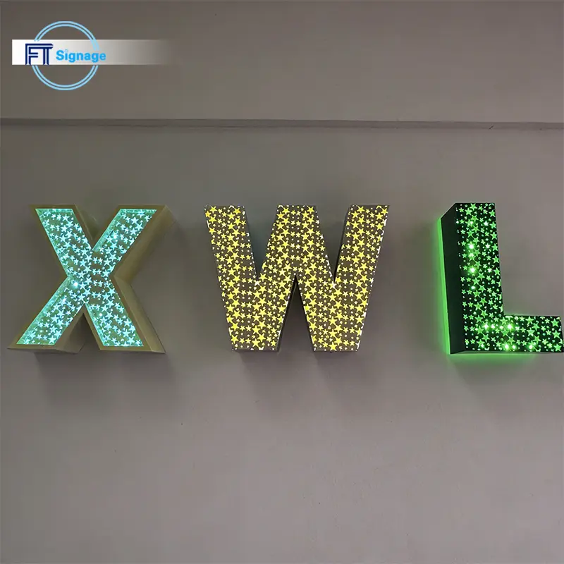 LED front-lit letters