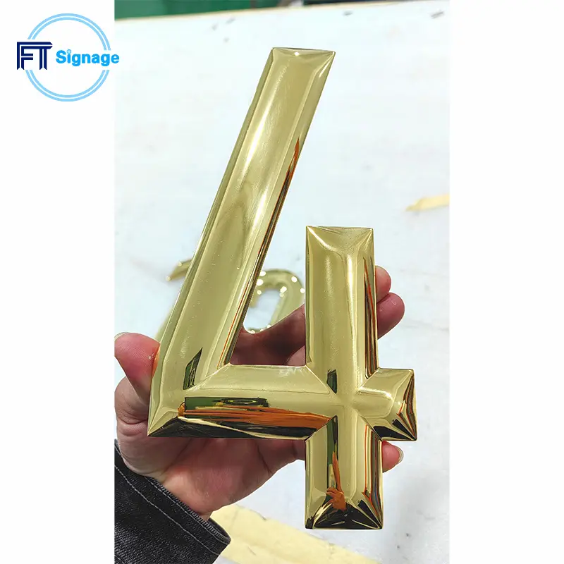 Non-illuminated 3D Letters - 3