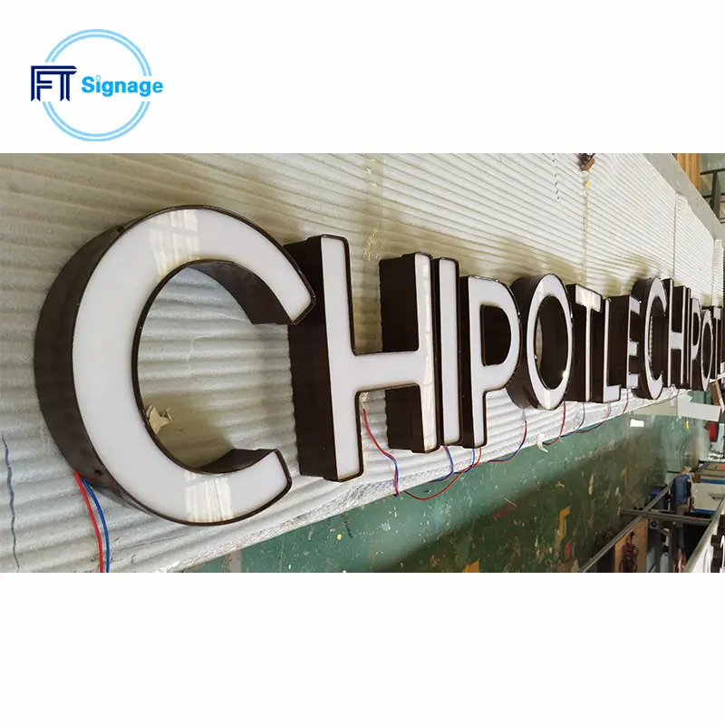 LED front-lit letters - 7