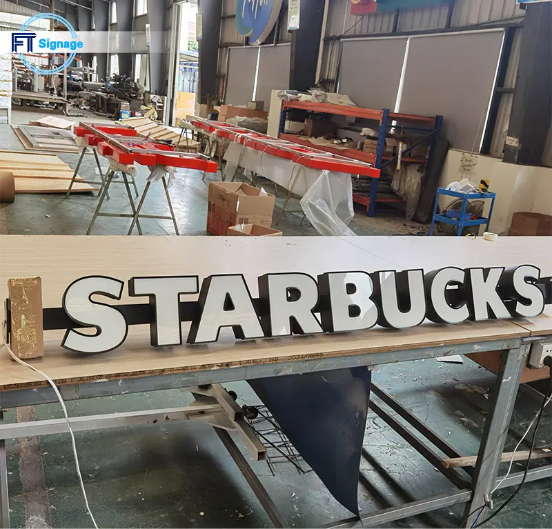 LED front-lit letters