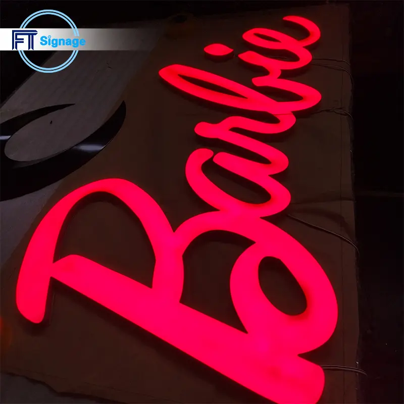 LED front-lit letters