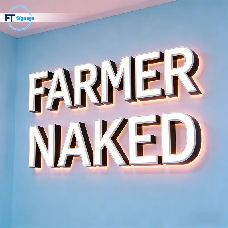 LED front-lit letters