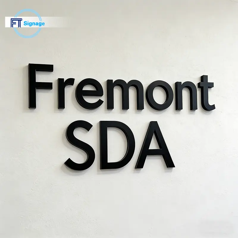 Non-illuminated 3D Letters - 5