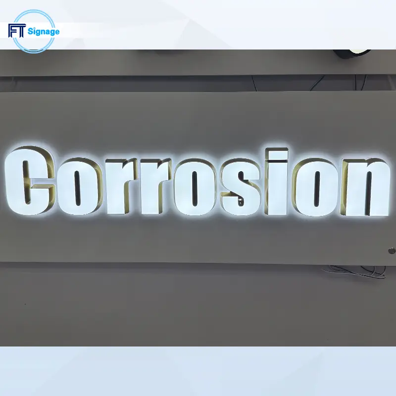 LED front-lit letters