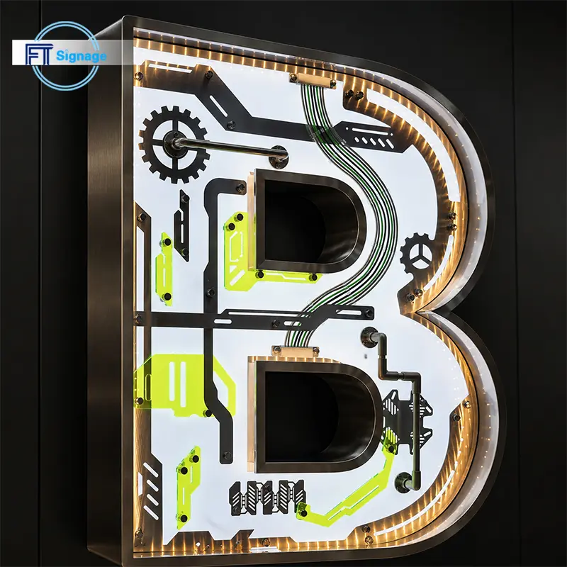 LED front-lit letters