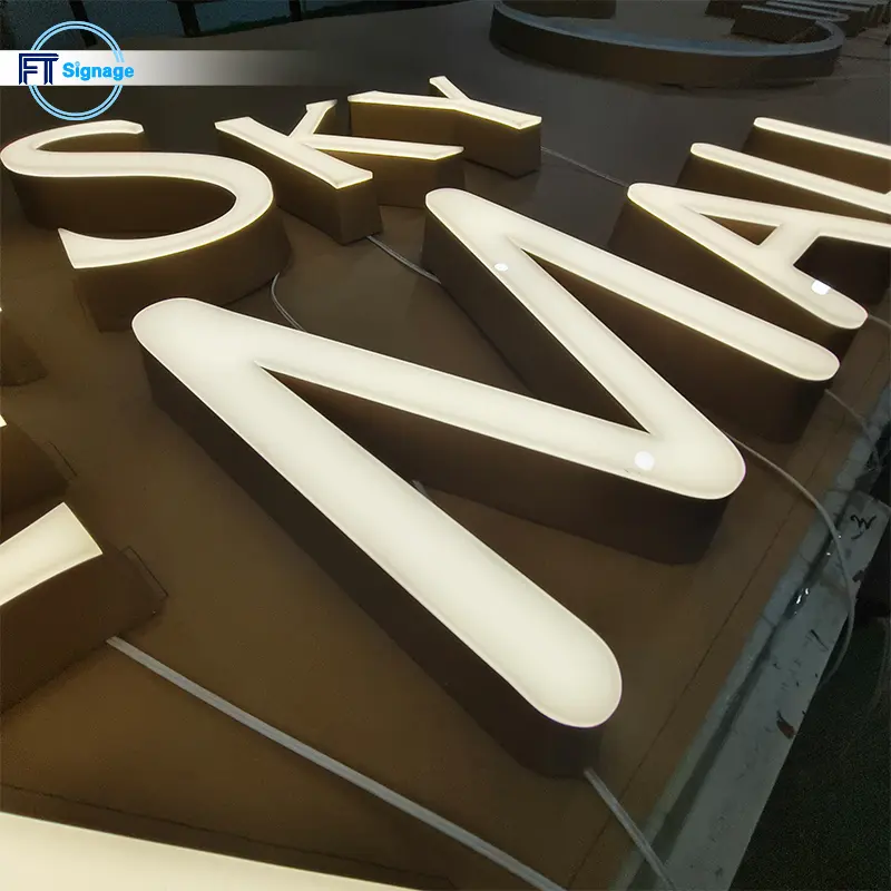 LED front-lit letters