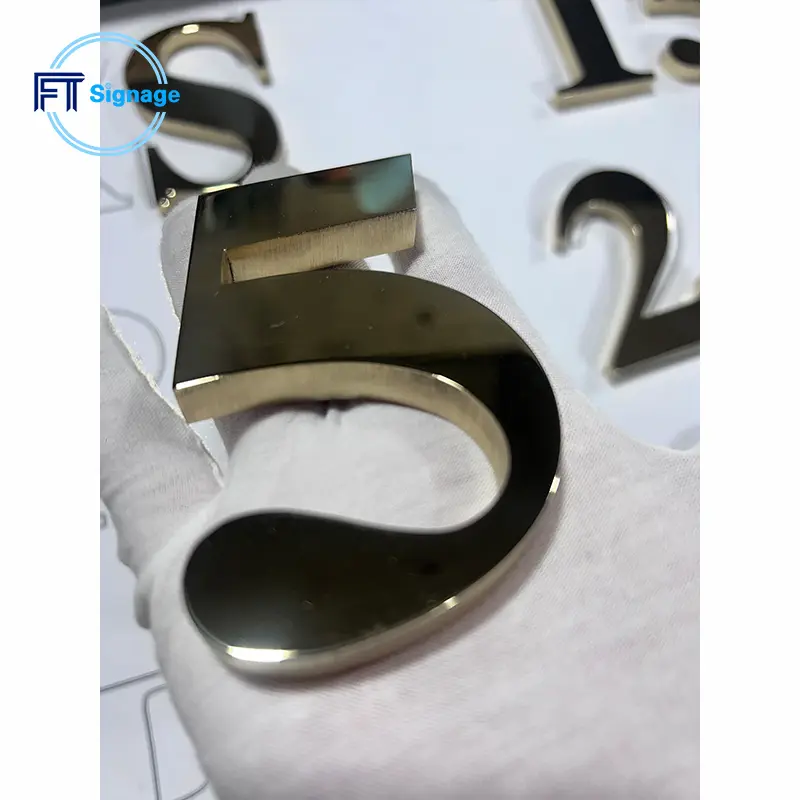Non-illuminated 3D Letters - 5