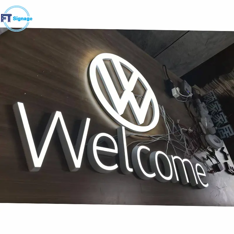 LED front-lit letters