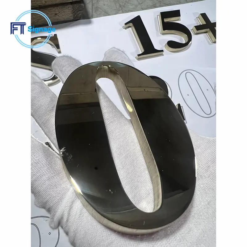 Non-illuminated 3D Letters - 6