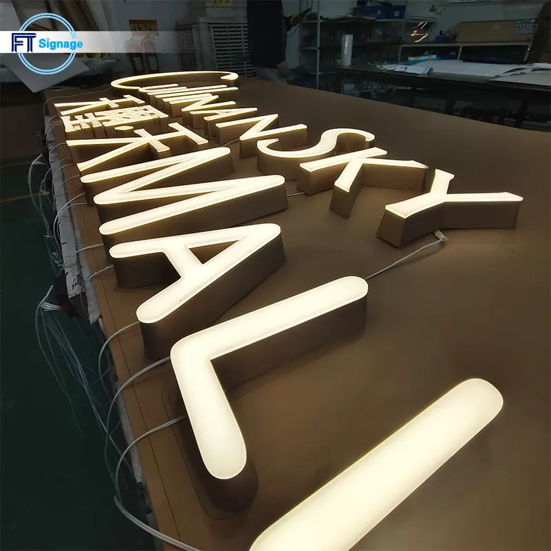 LED front-lit letters - 6