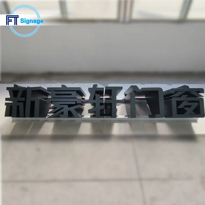 Non-illuminated 3D Letters - 6