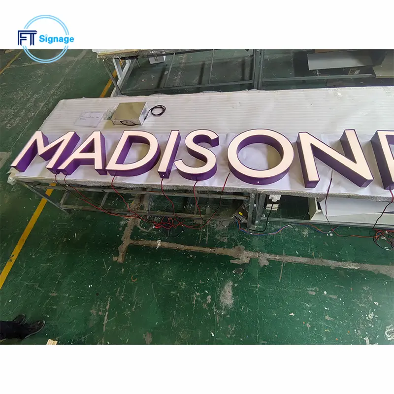 LED front-lit letters - 4