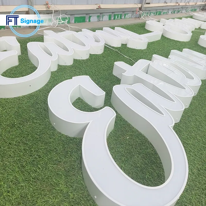 LED front-lit letters