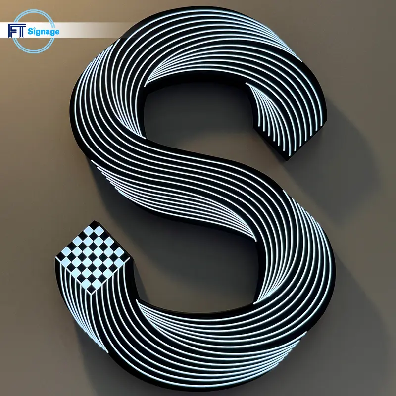 LED front-lit letters