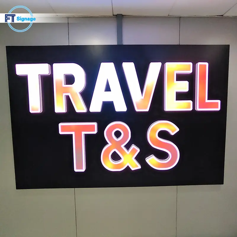 LED front-lit letters
