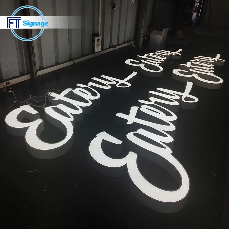 LED front-lit letters - 6