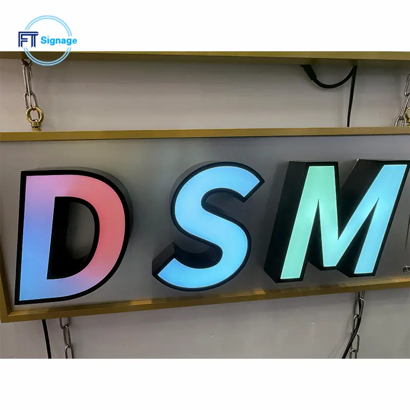 LED front-lit letters