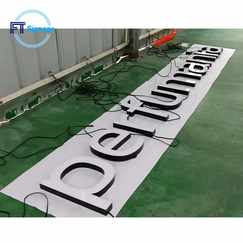 LED front-lit letters