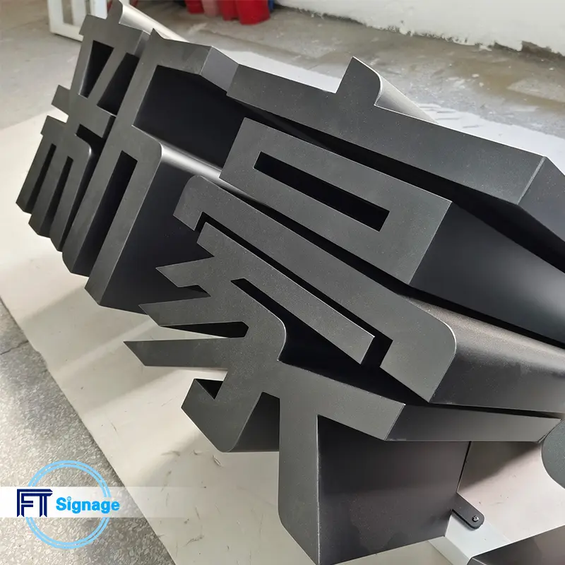 Non-illuminated 3D Letters - 1