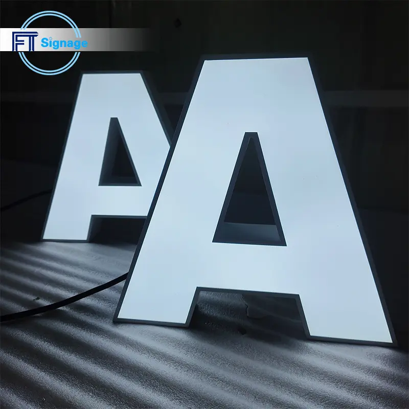 LED front-lit letters