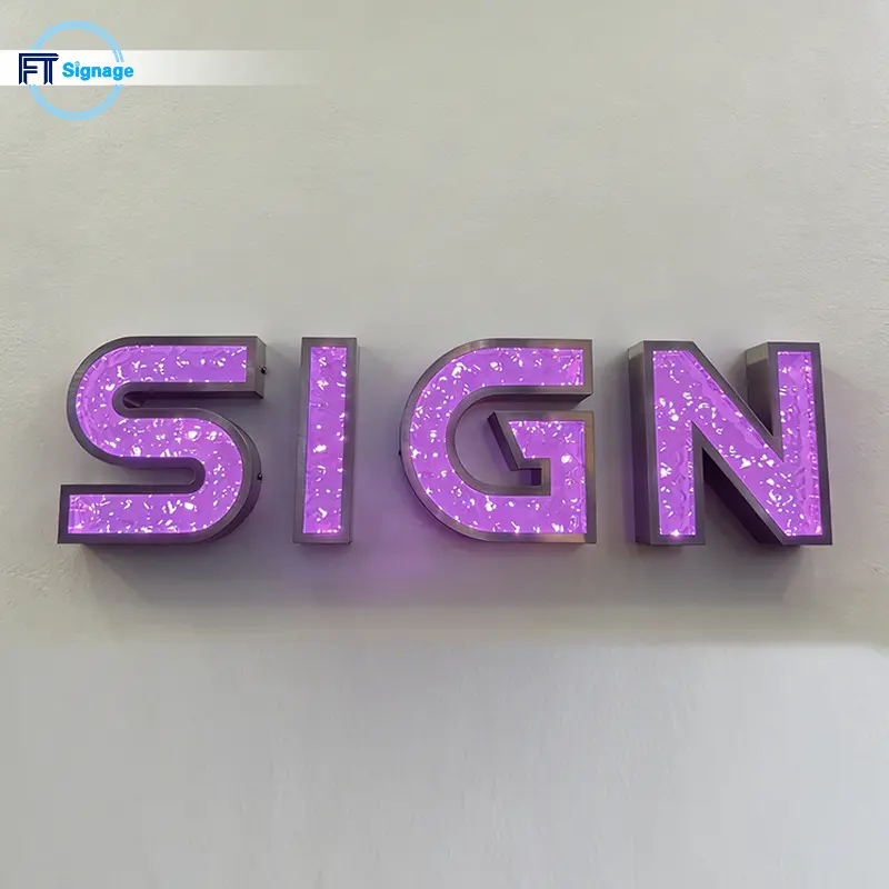 LED front-lit letters - 5
